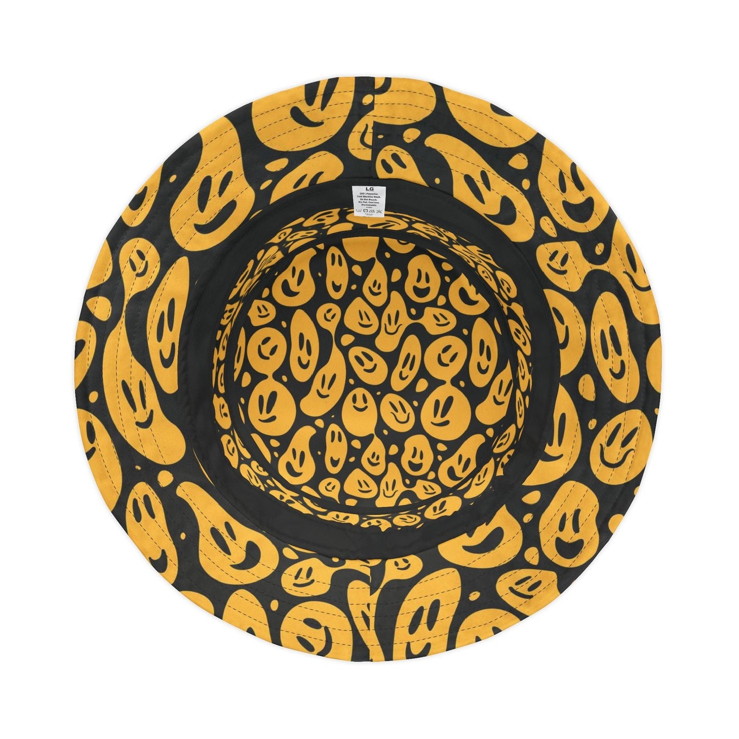 Melted Smiley Bucket Hat
