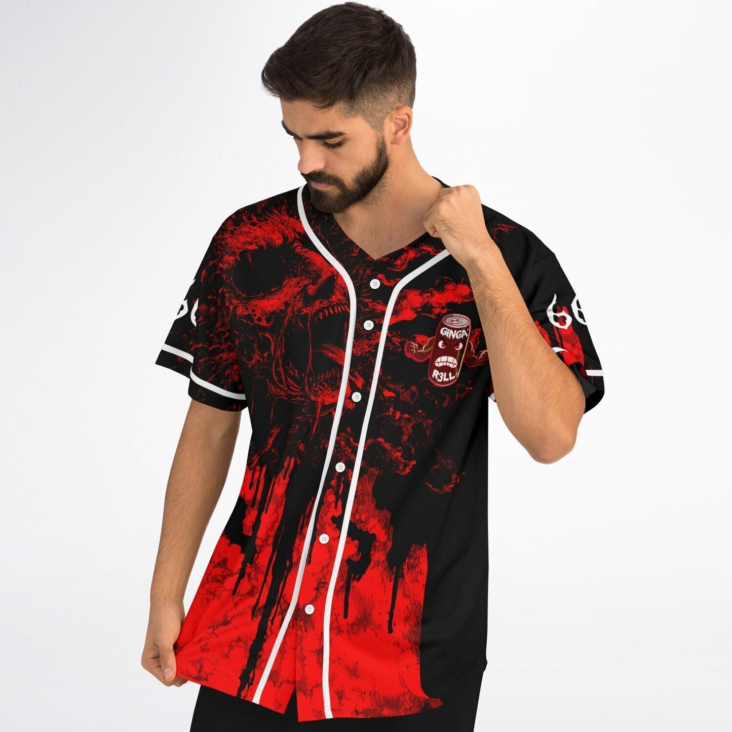 Ginga R3ll custom Baseball Jersey