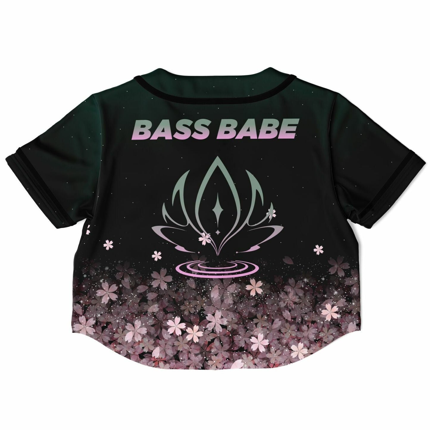 Bass Babe Cropped Baseball Jersey V2