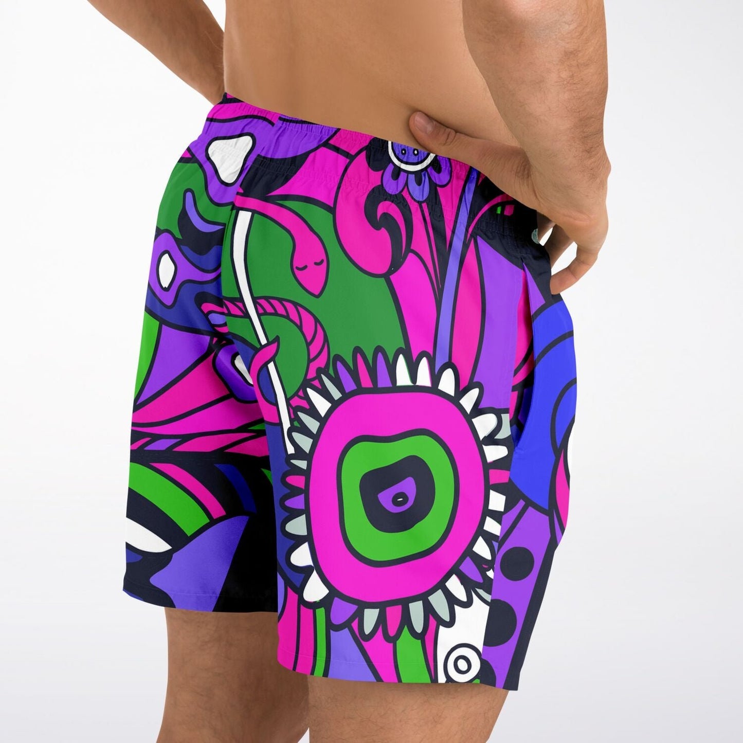 Lost minds swim trunks