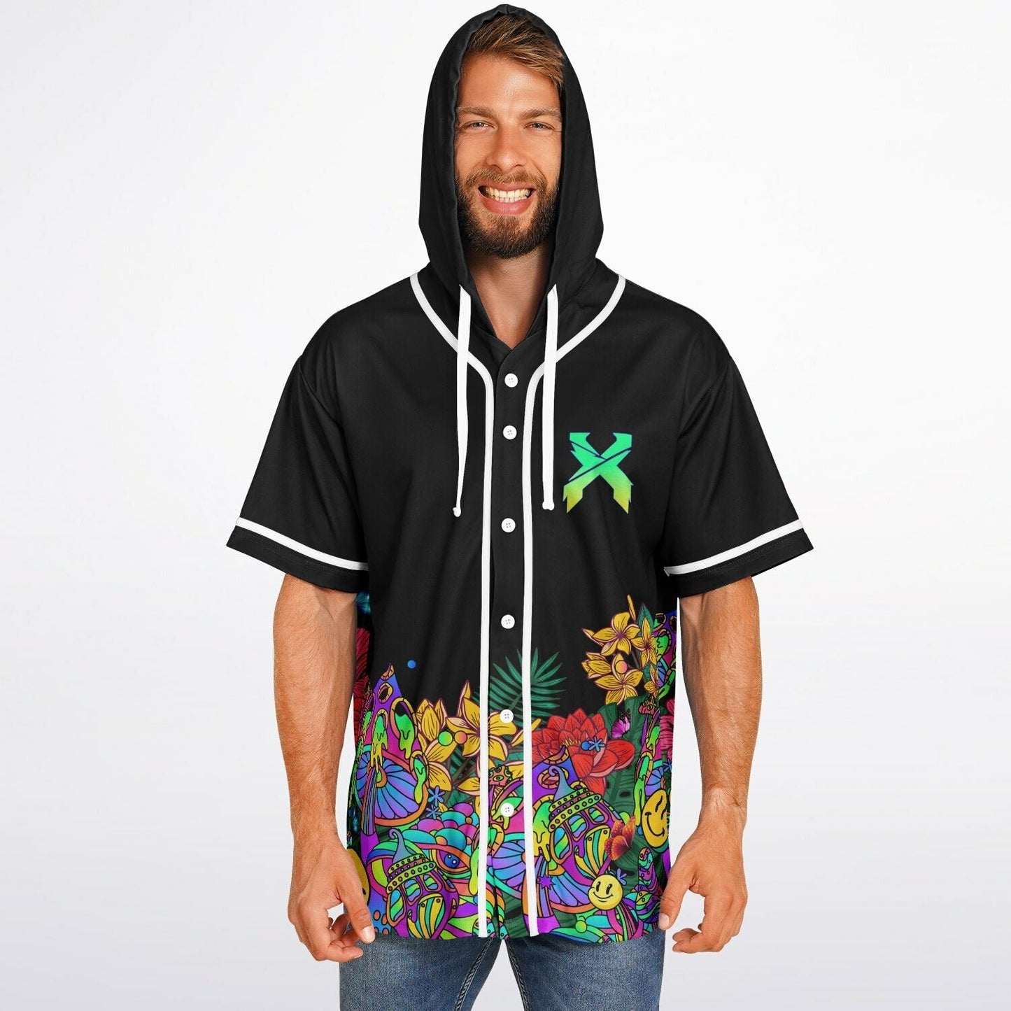 Joey custom Hooded Baseball Jersey