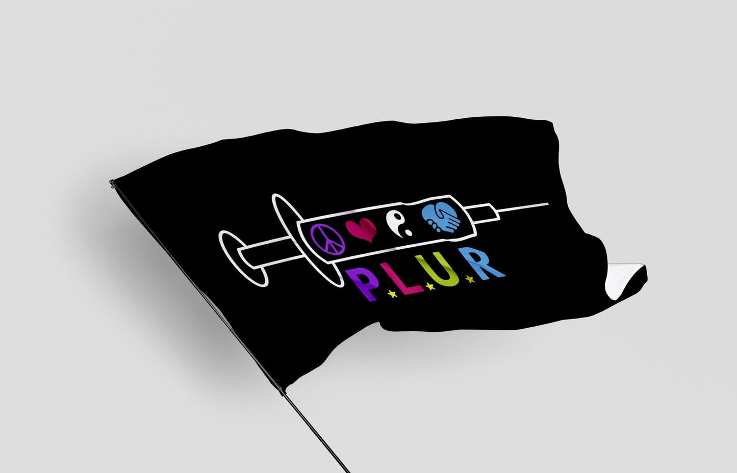 PEACE . LOVE . UNITY. RESPECT FLAG