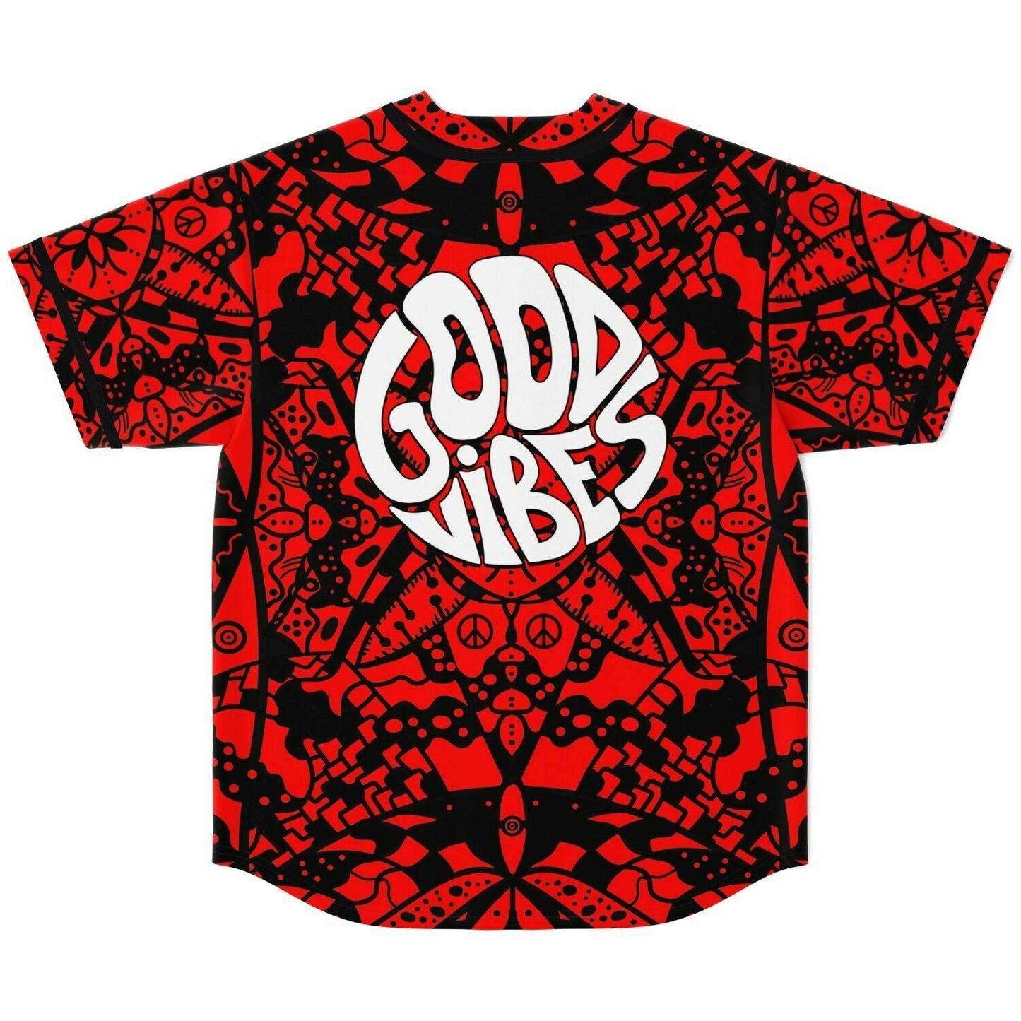 Good vibes custom red Jersey