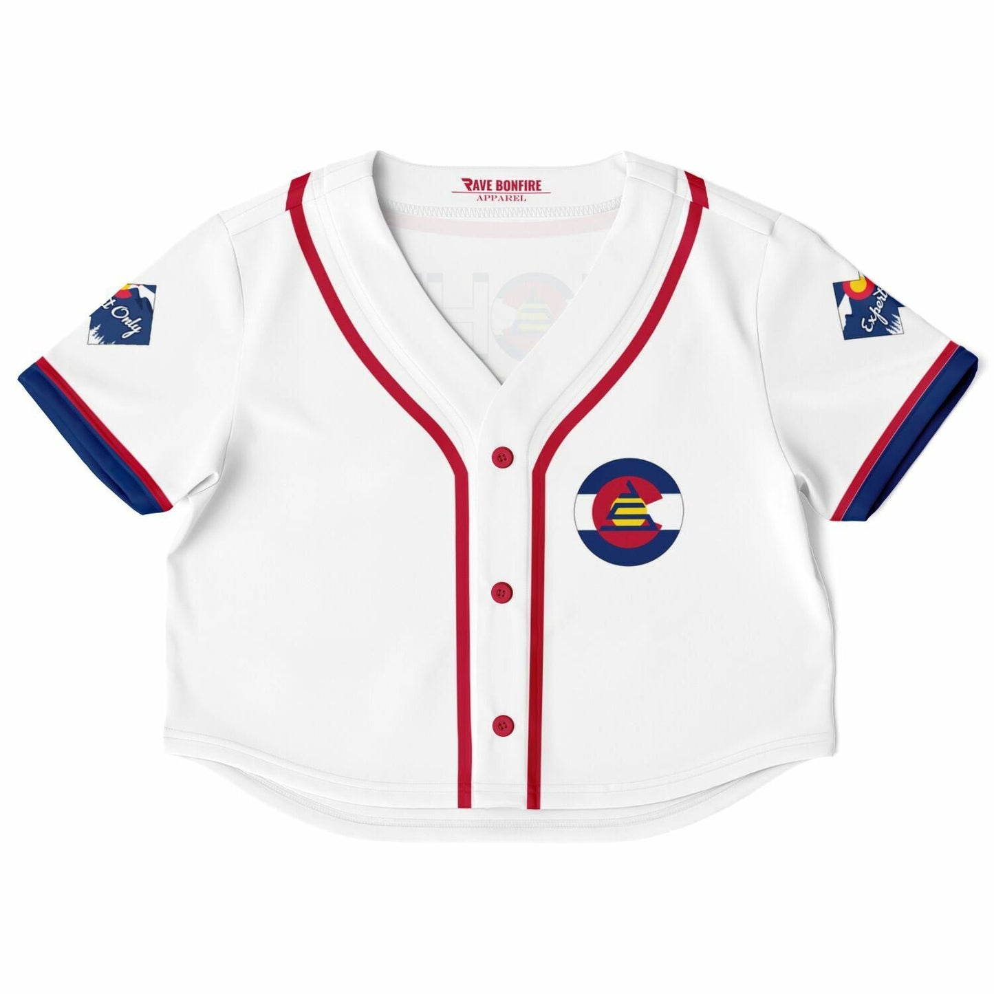 John R custom Cropped Baseball Jersey