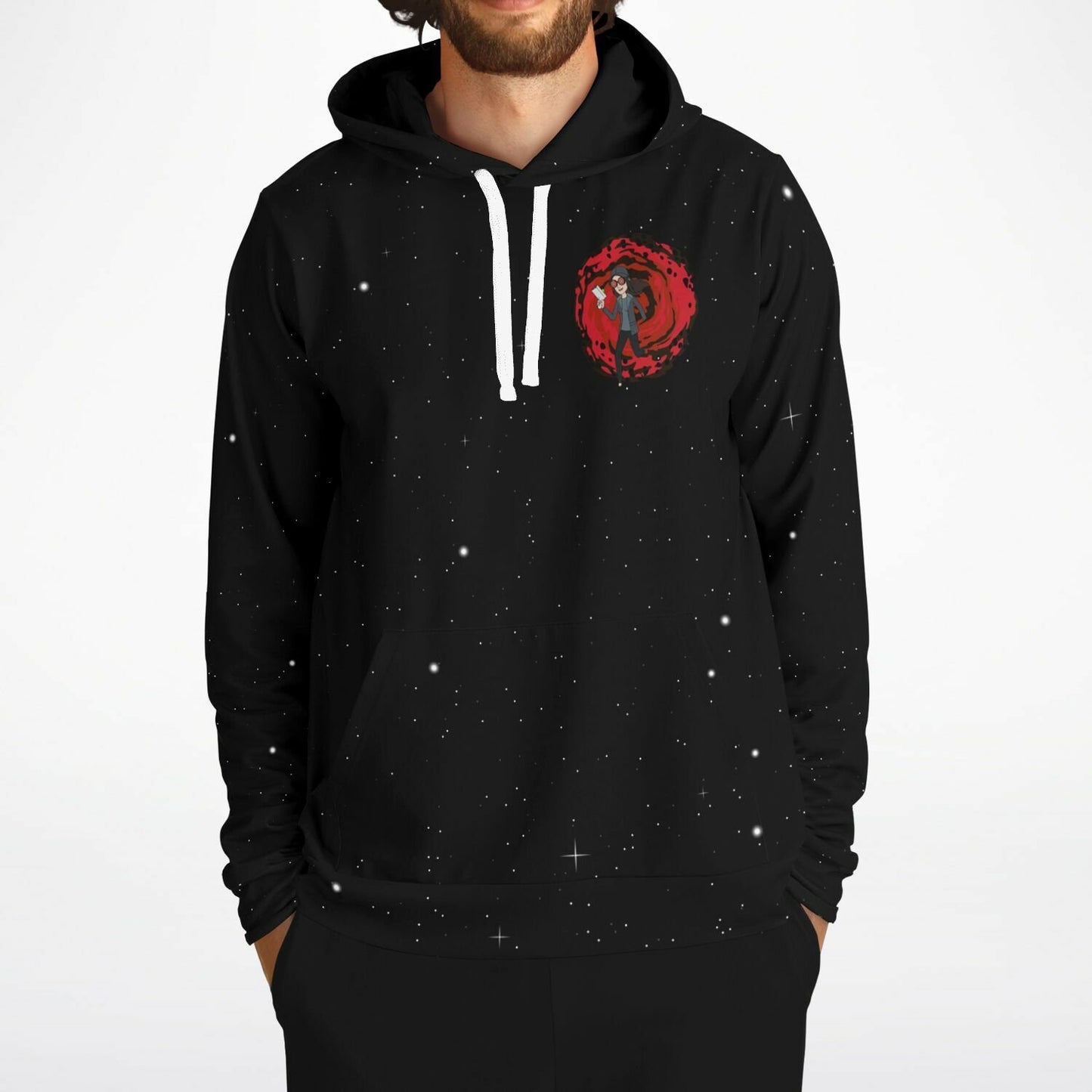 REZZ SPACE MOM RICK AND MORTY HOODIE