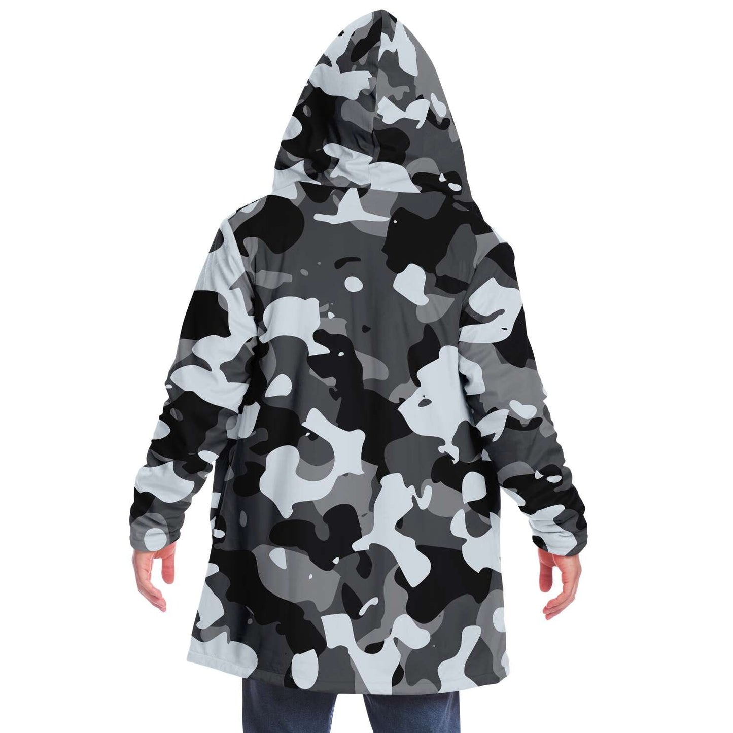 Camouflage hooded cloak