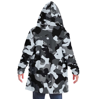 Camouflage hooded cloak