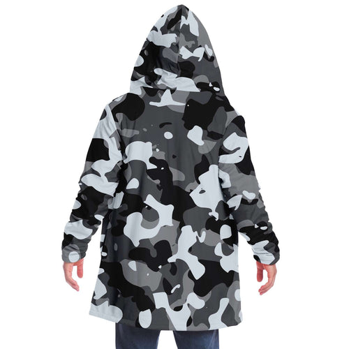 Camouflage hooded cloak