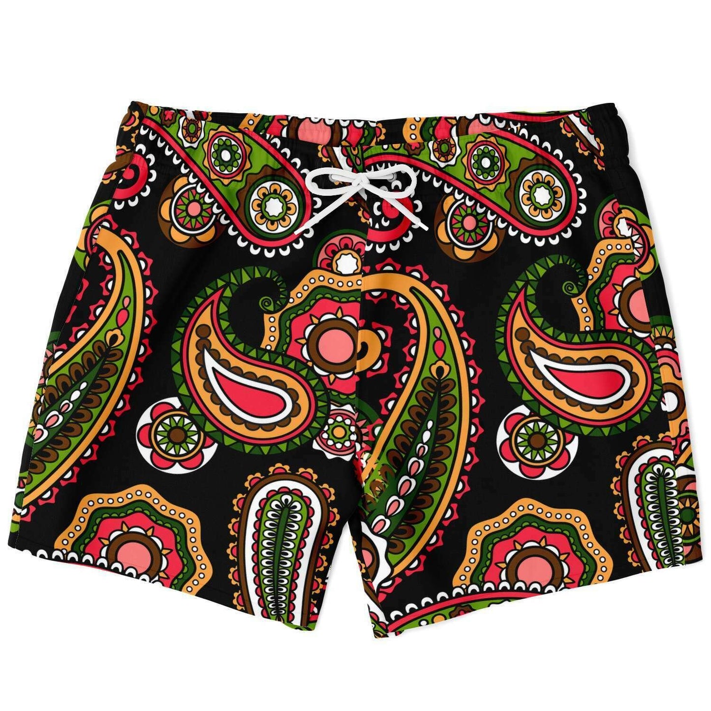 Paisley swim trunks