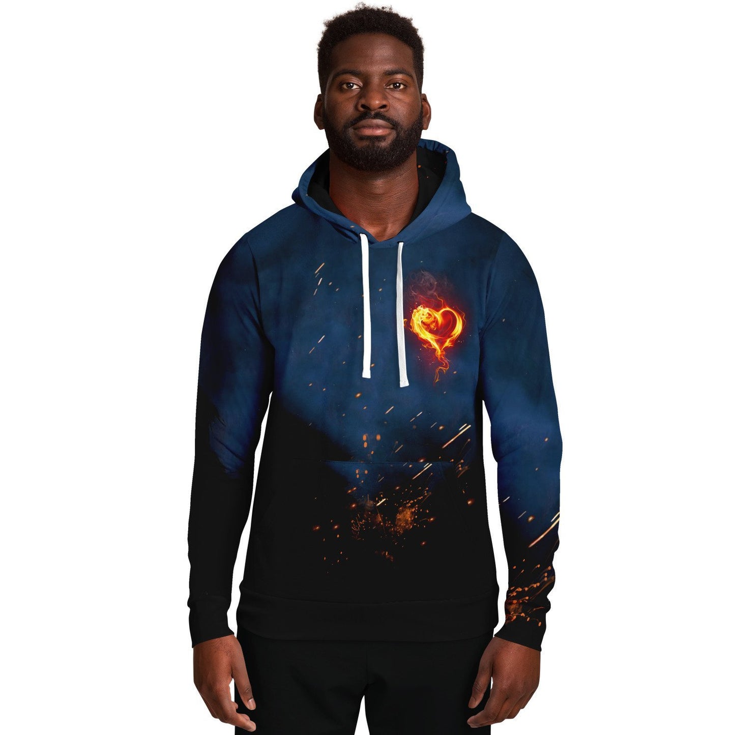 hearts on fire hoodie