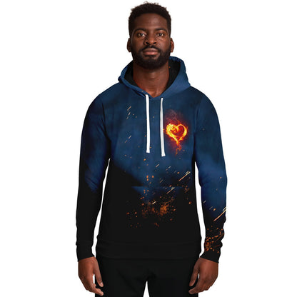 hearts on fire hoodie