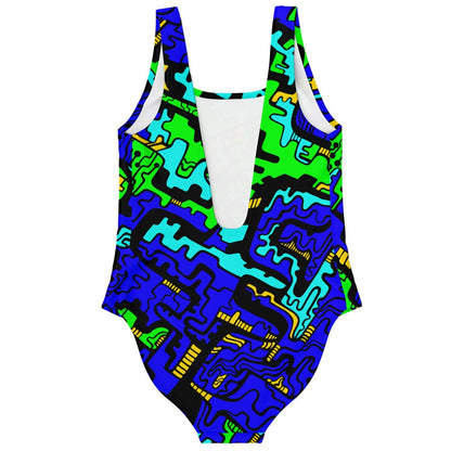 Psychedelic rave bodysuit