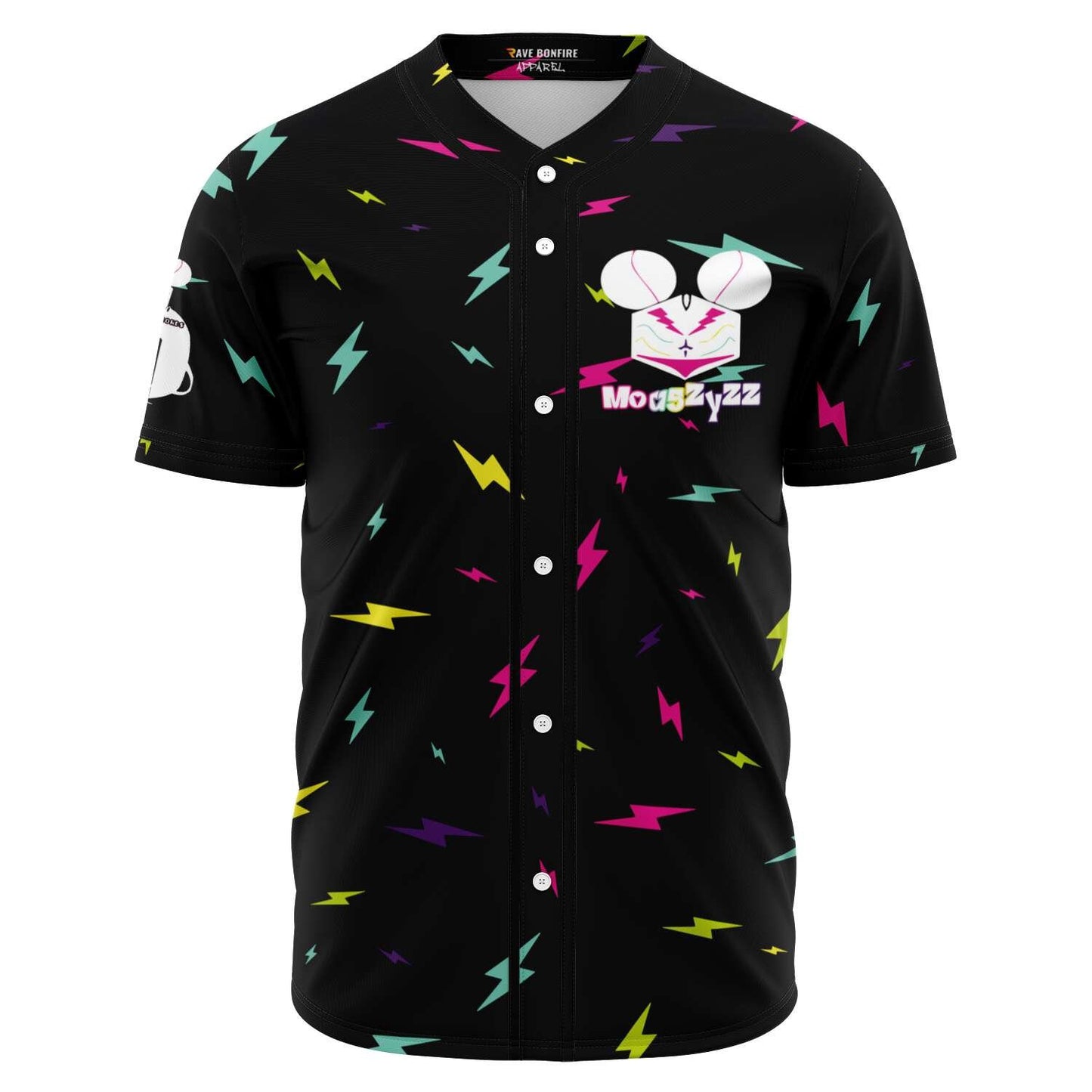 Black Mou5ZyZZ baseball jersey