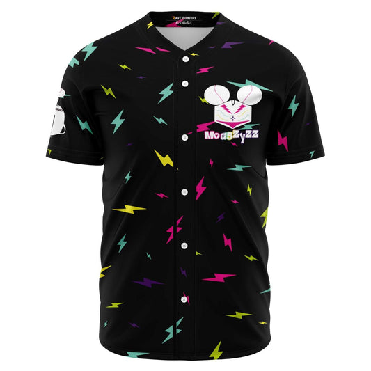 Black Mou5ZyZZ baseball jersey