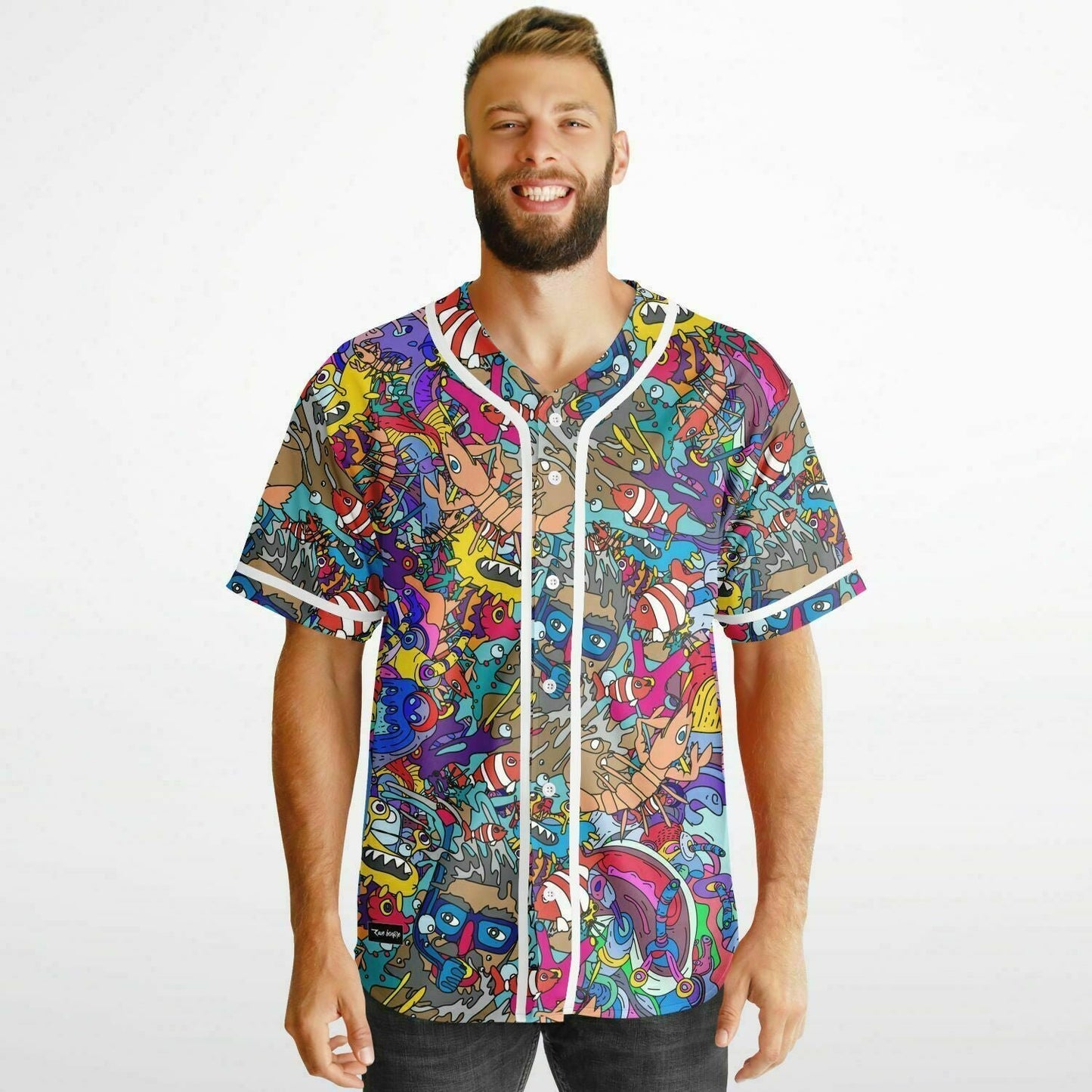 Trippy doddle Reversible Baseball Jersey