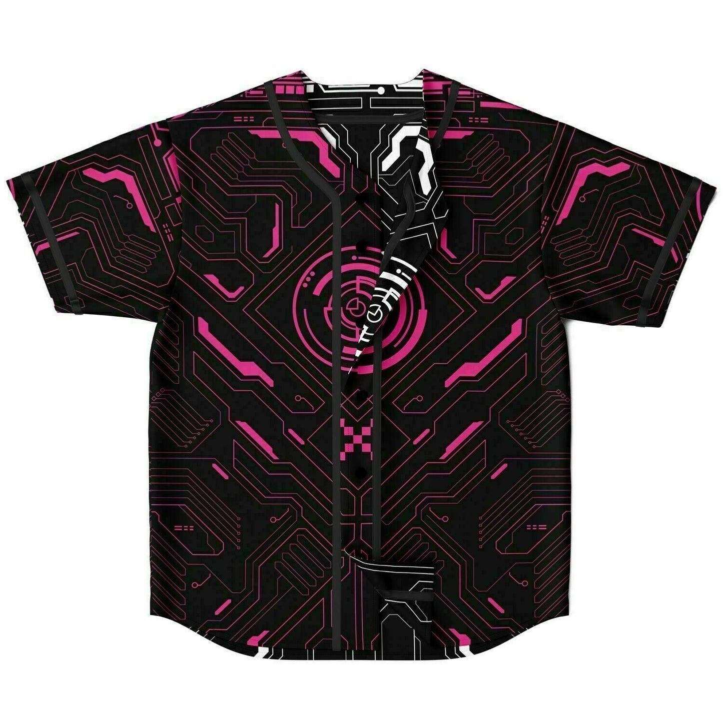 Cyberpunk Hud Reversible Baseball Jersey