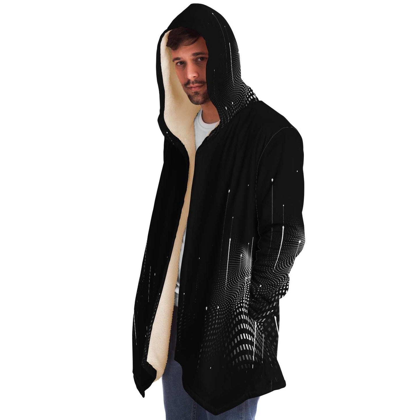 GUD VIBRATION hooded cloak