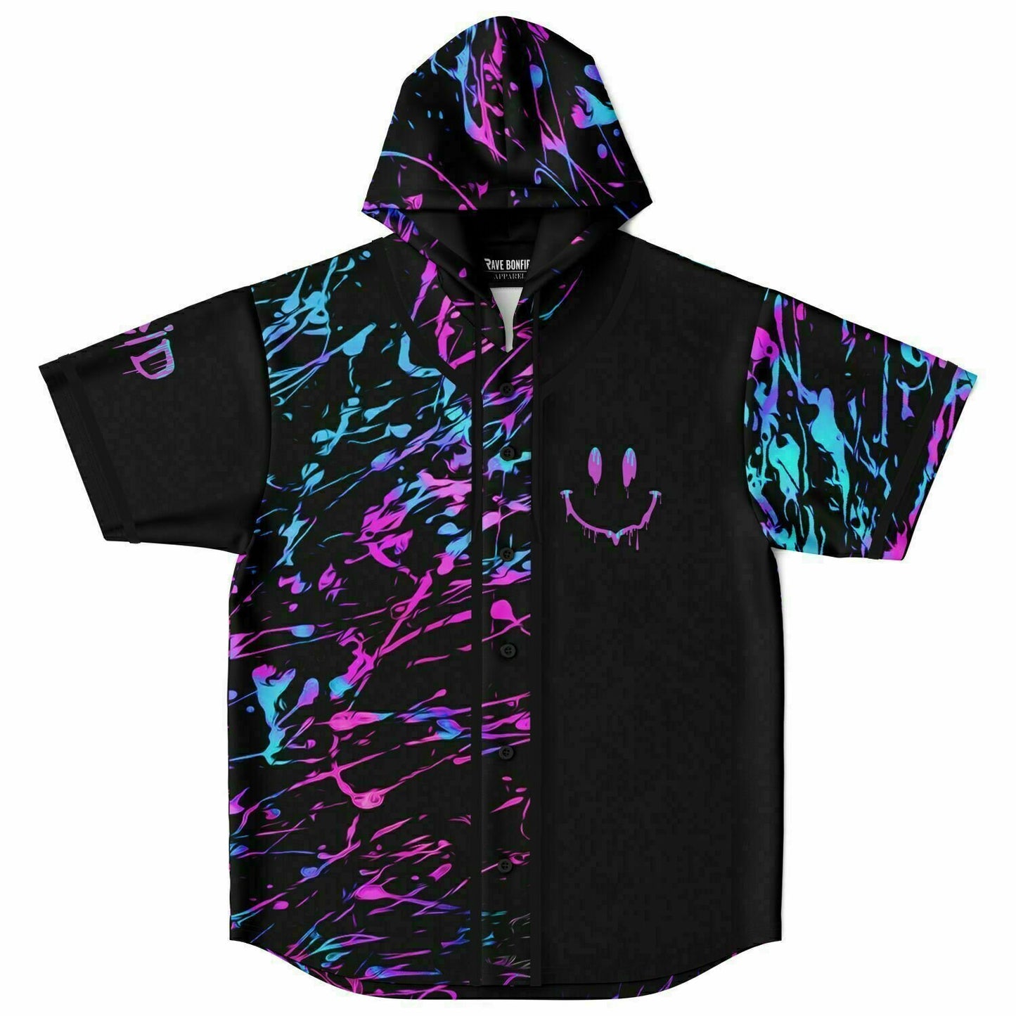 Acid house Hooded Baseball jersey