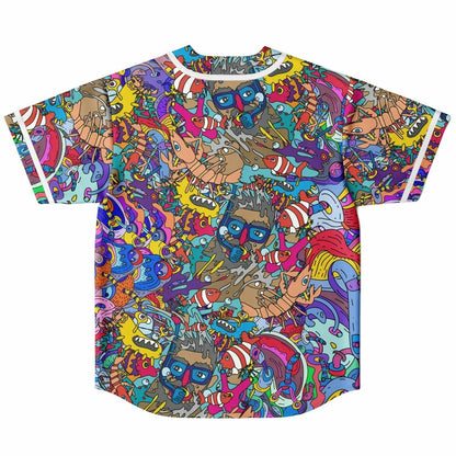 Trippy doddle Reversible Baseball Jersey