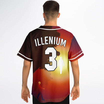 Azul custom Baseball Jersey