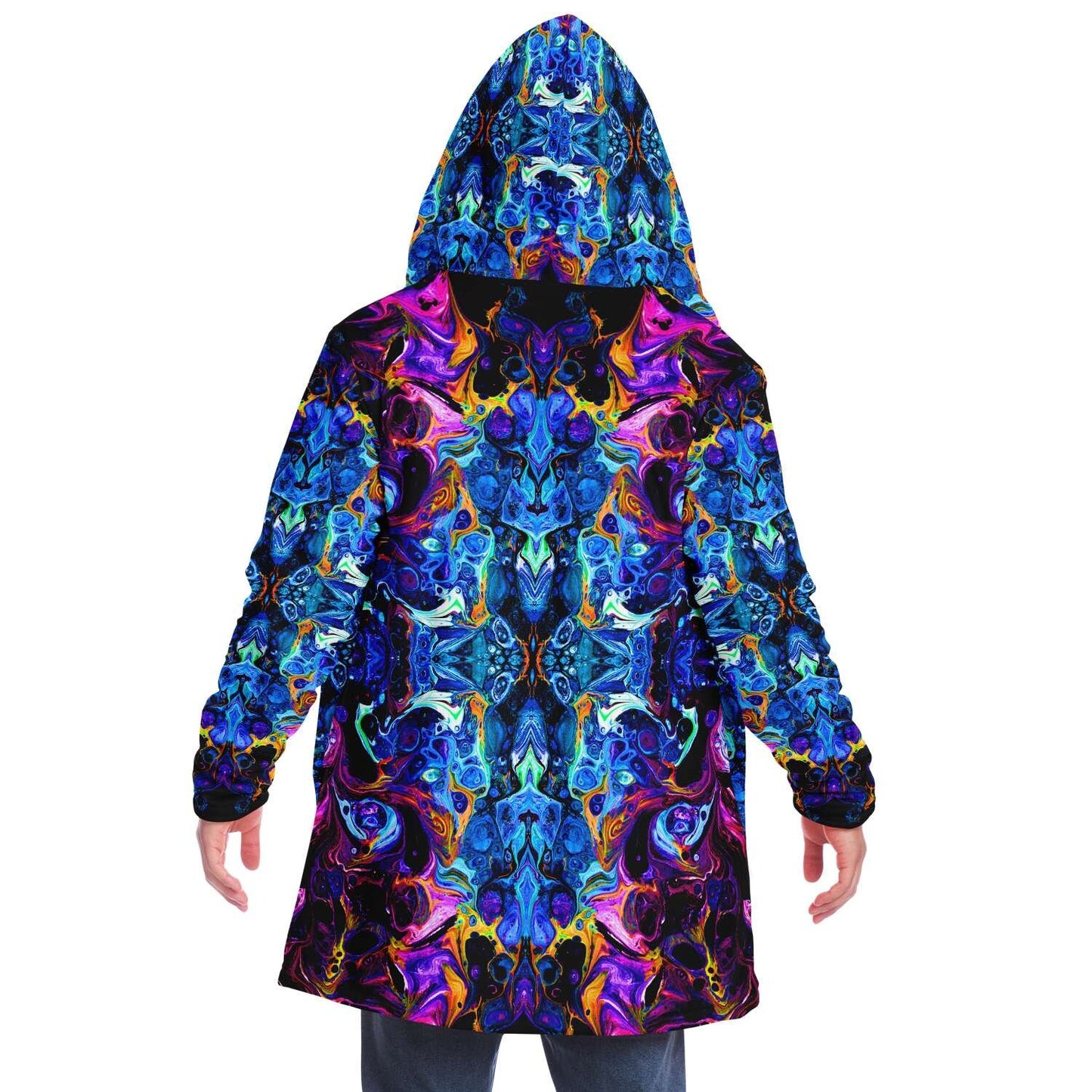 Psychedelic hooded cloak