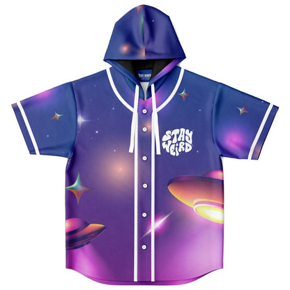 Transcend Hooded Baseball Jersey
