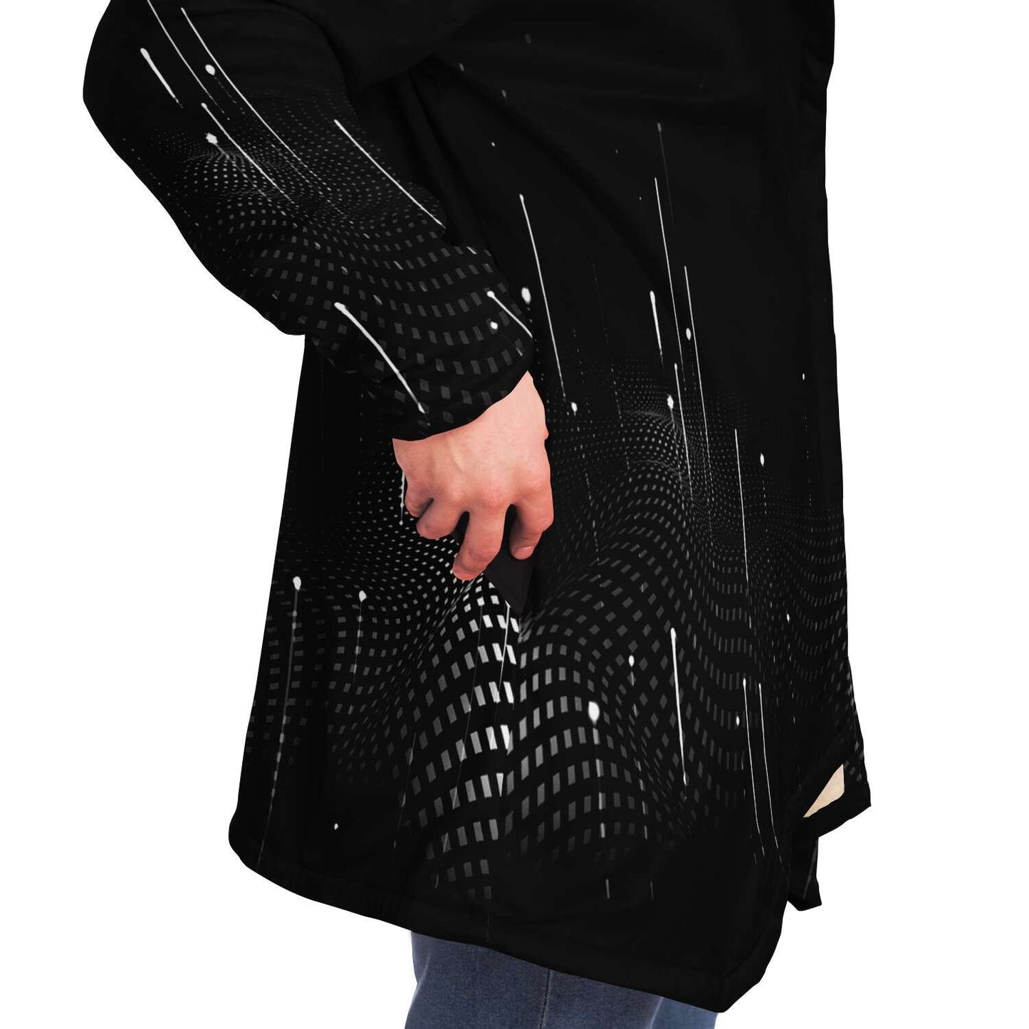 GUD VIBRATION hooded cloak