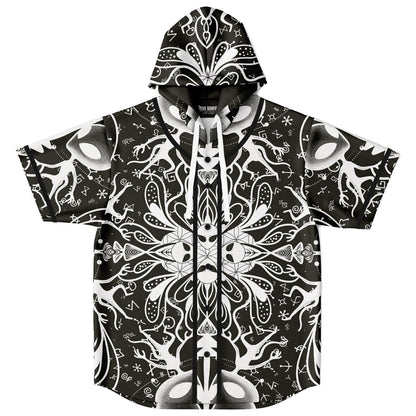 Alienese Hooded Baseball Jersey