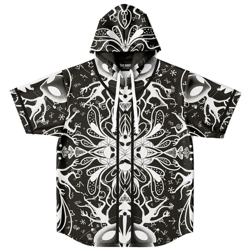 Alienese Hooded Baseball Jersey