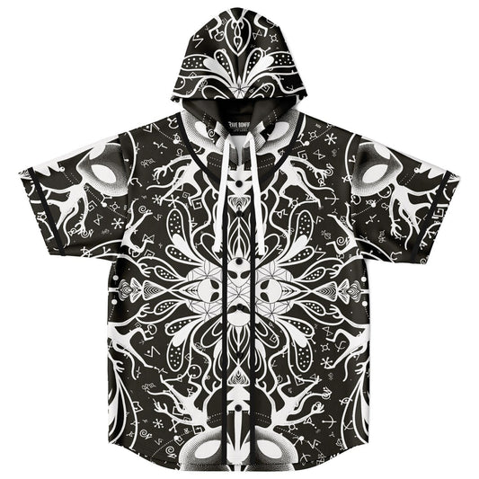 Alienese Hooded Baseball Jersey