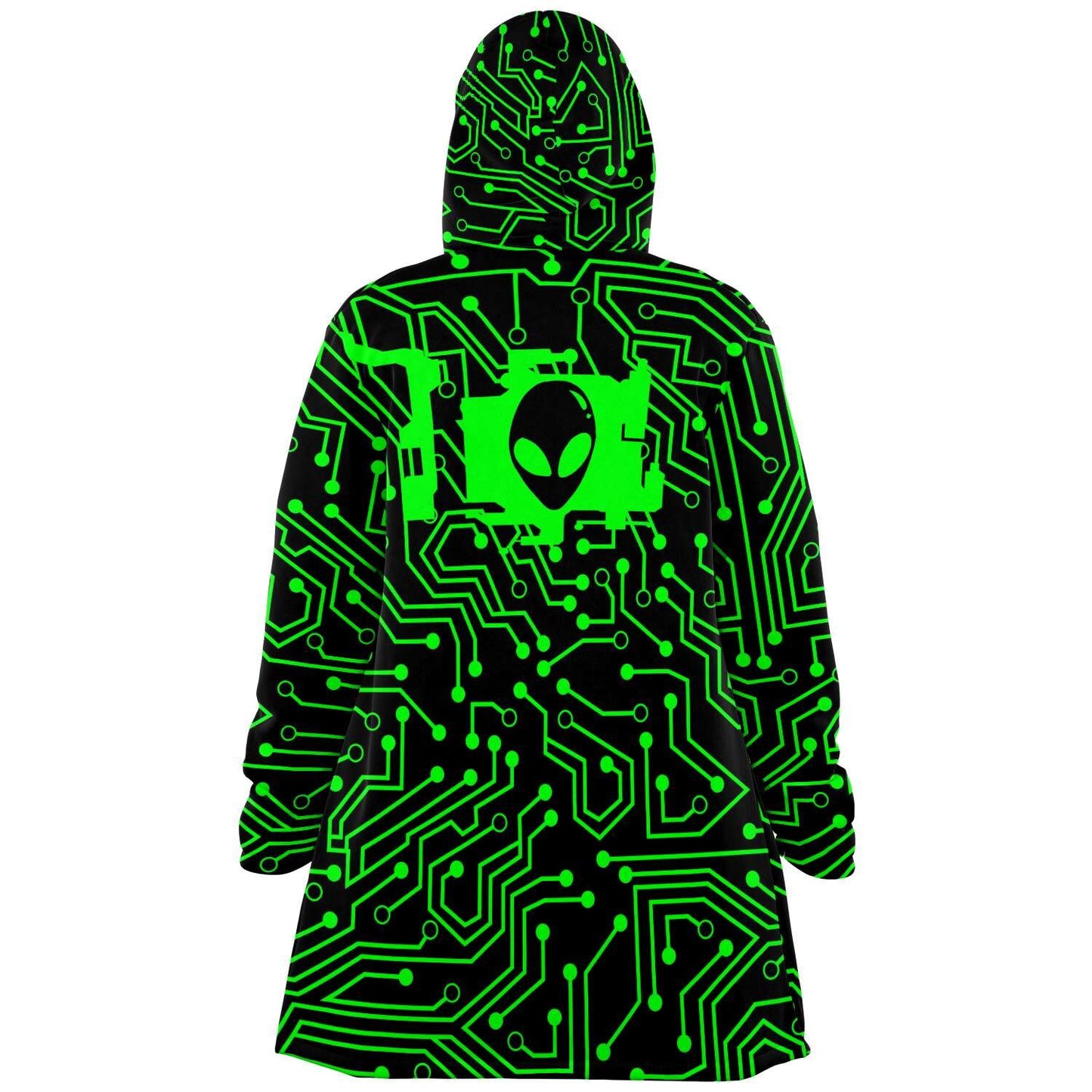 Motherboard circuit hooded cloak