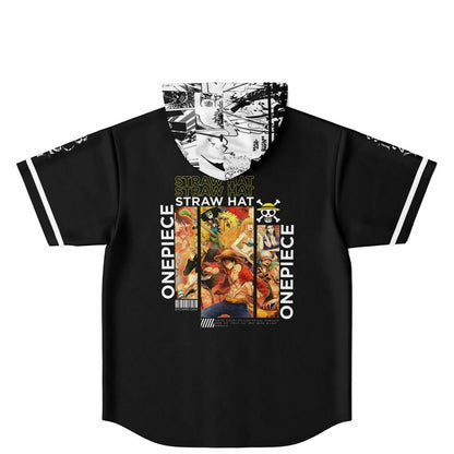 One piece Hooded Baseball jersey