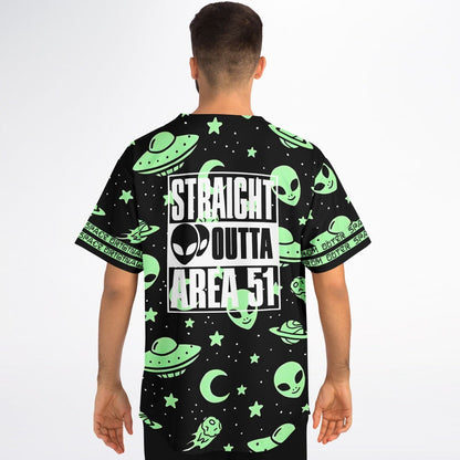 Originally from outer space baseball jersey