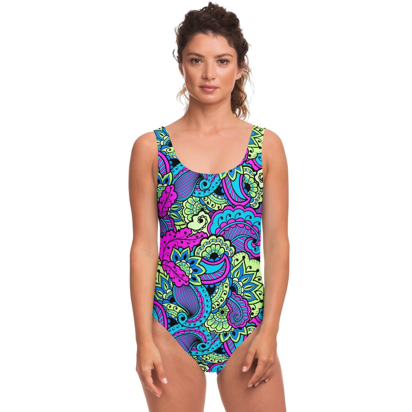 Paisley rave bodysuit	 V2