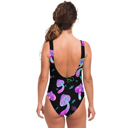 Mushrooms forest rave bodysuit
