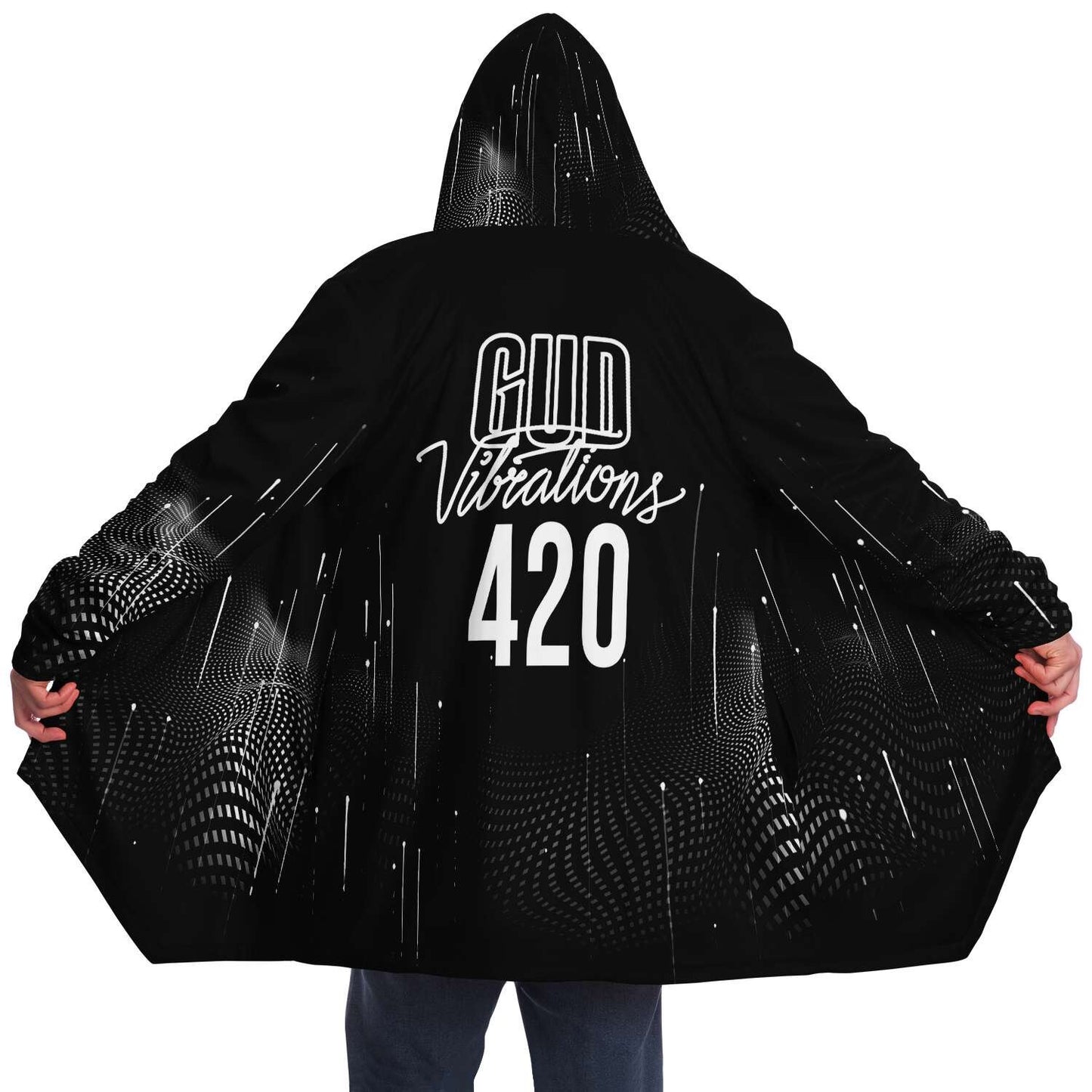 GUD VIBRATION hooded cloak