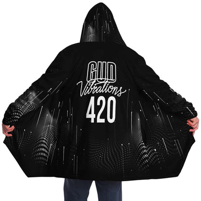 GUD VIBRATION hooded cloak