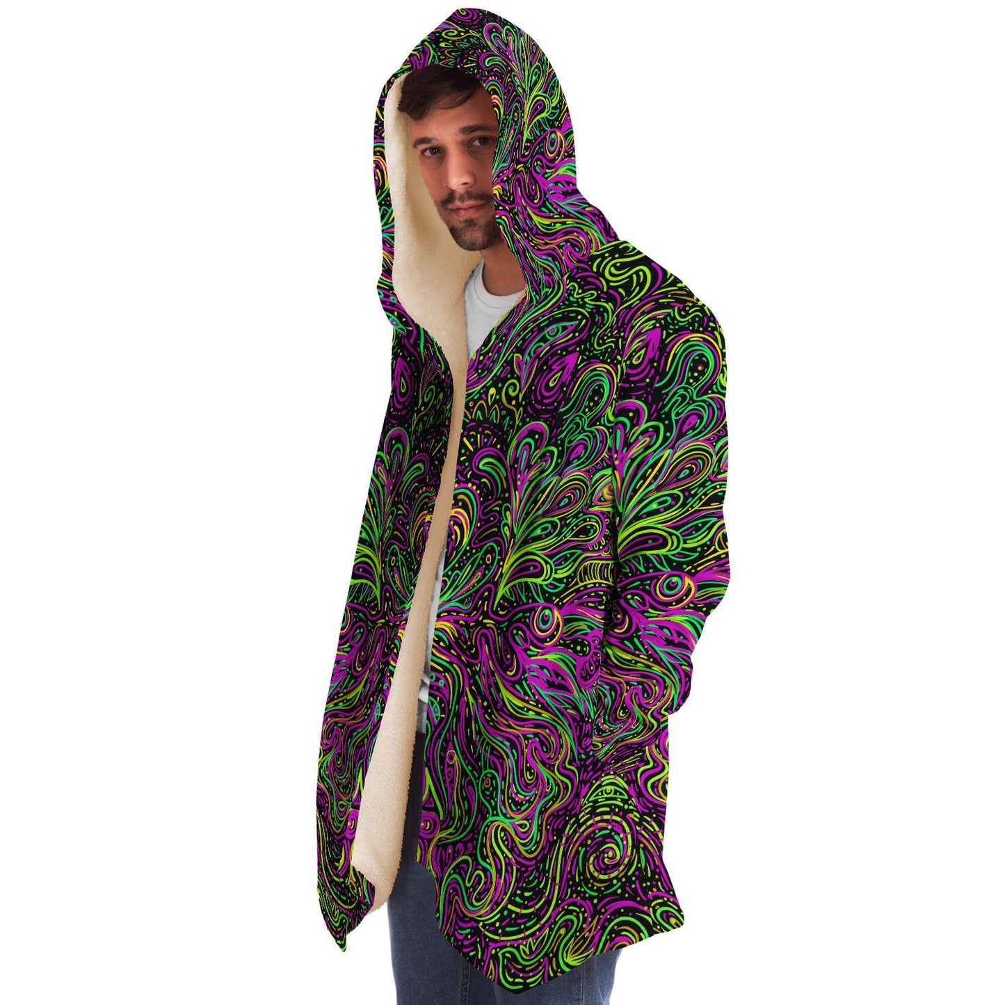 Trippy set hooded cloak