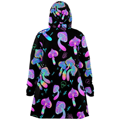 Mushrooms forest hooded cloak
