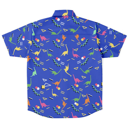 Dino Memphis pattern Buttons up