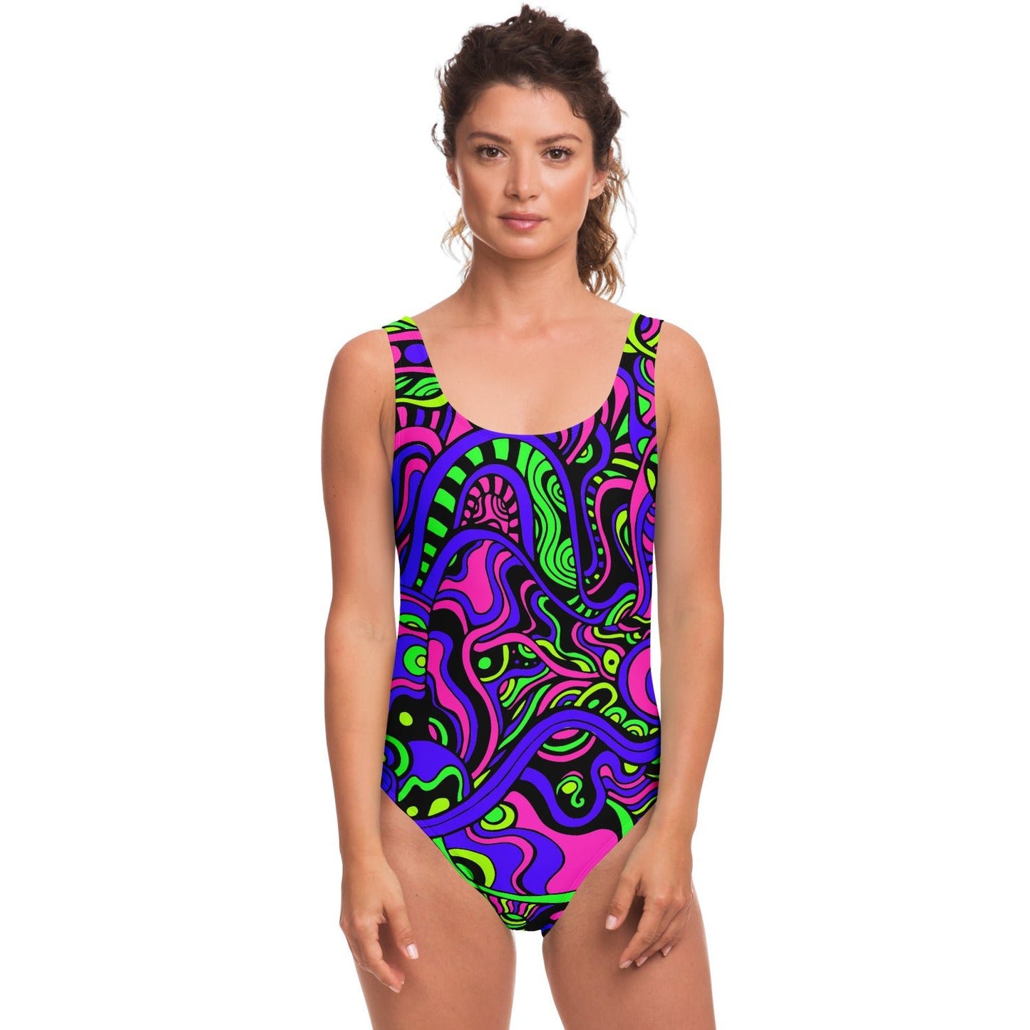Aesthetic trippy rave bodysuit