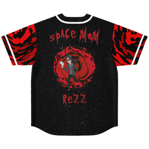 Space mom Rezz baseball jersey