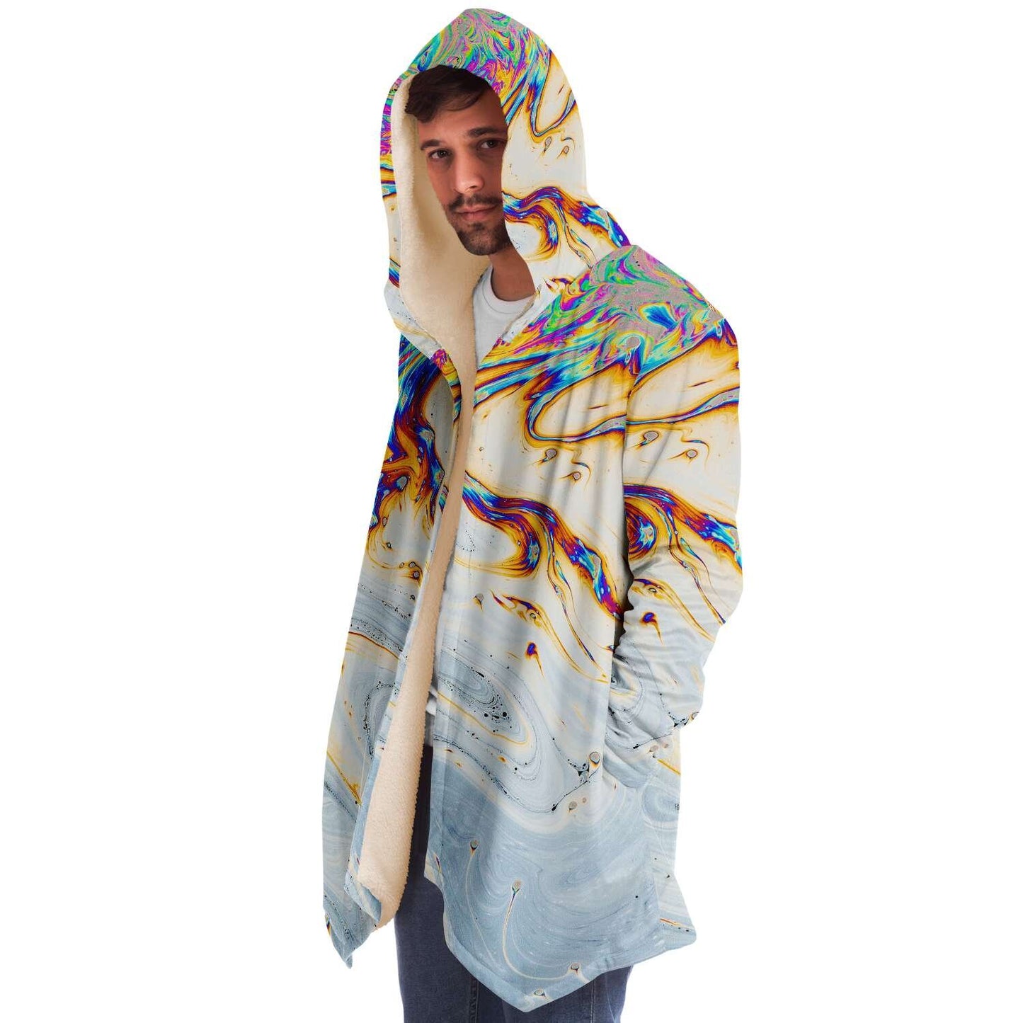 Stay Weird hooded cloak