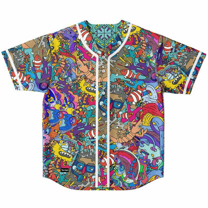 Trippy doddle Reversible Baseball Jersey