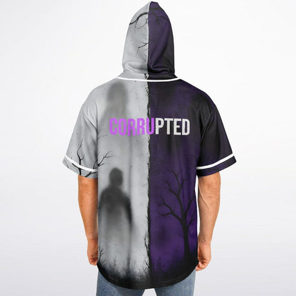 King custom Hooded Baseball Jersey
