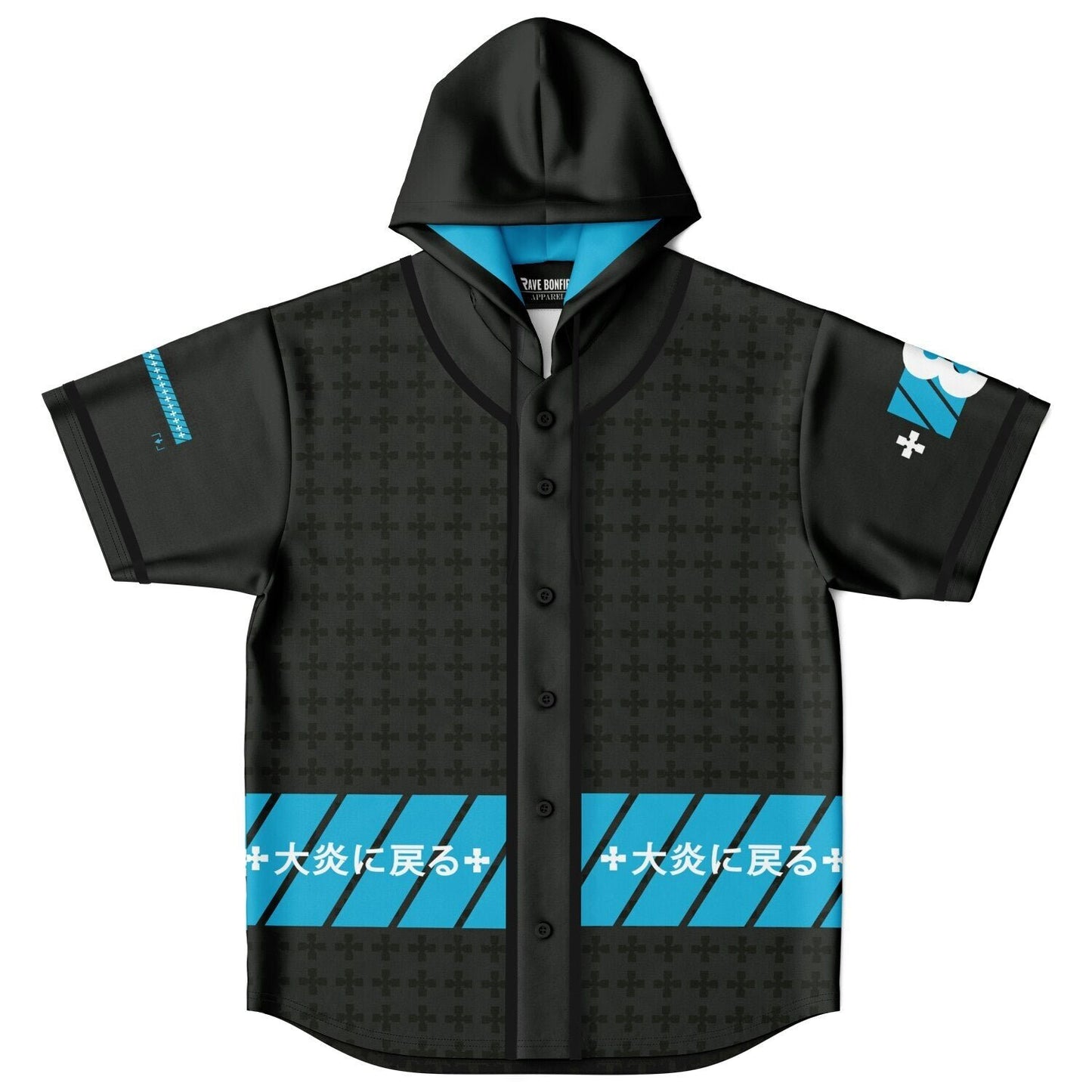 Zennon custom Hooded Baseball Jersey