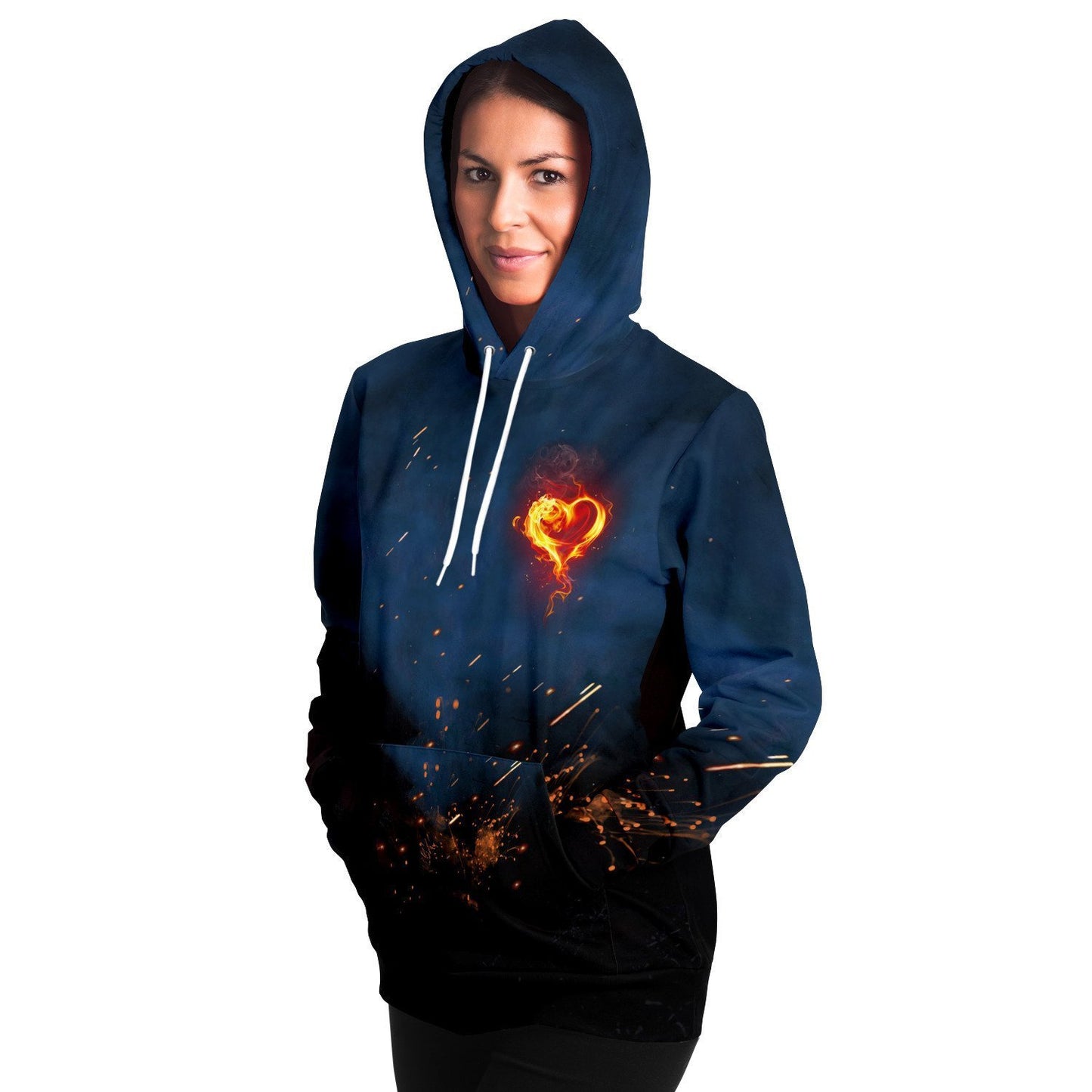 hearts on fire hoodie