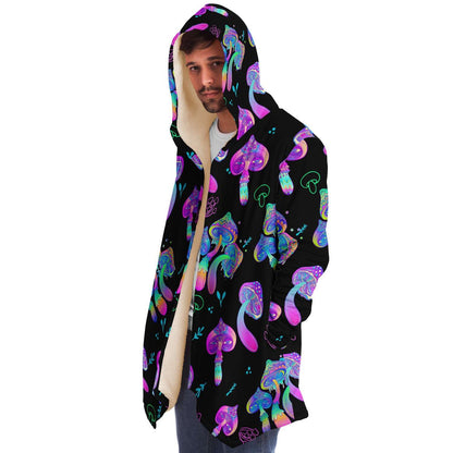 Mushrooms forest hooded cloak