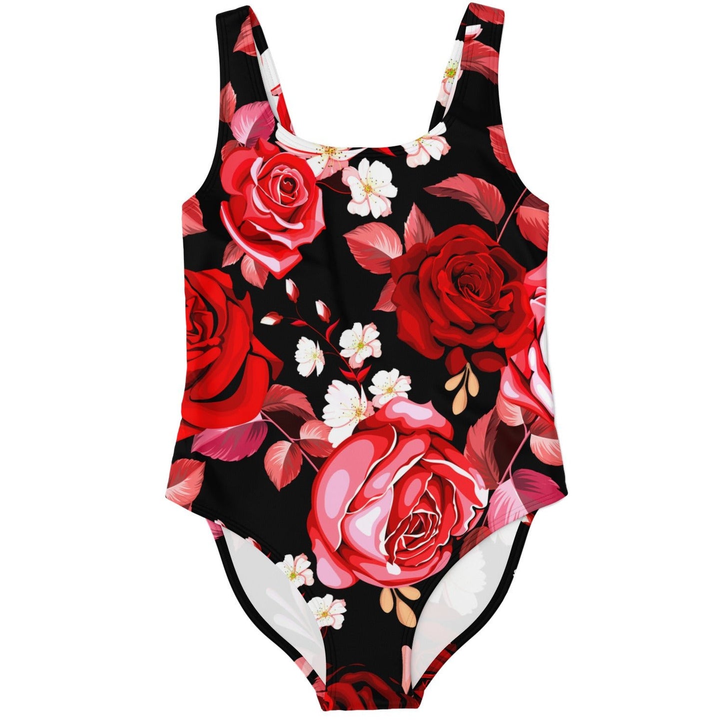 Red roses rave bodysuit
