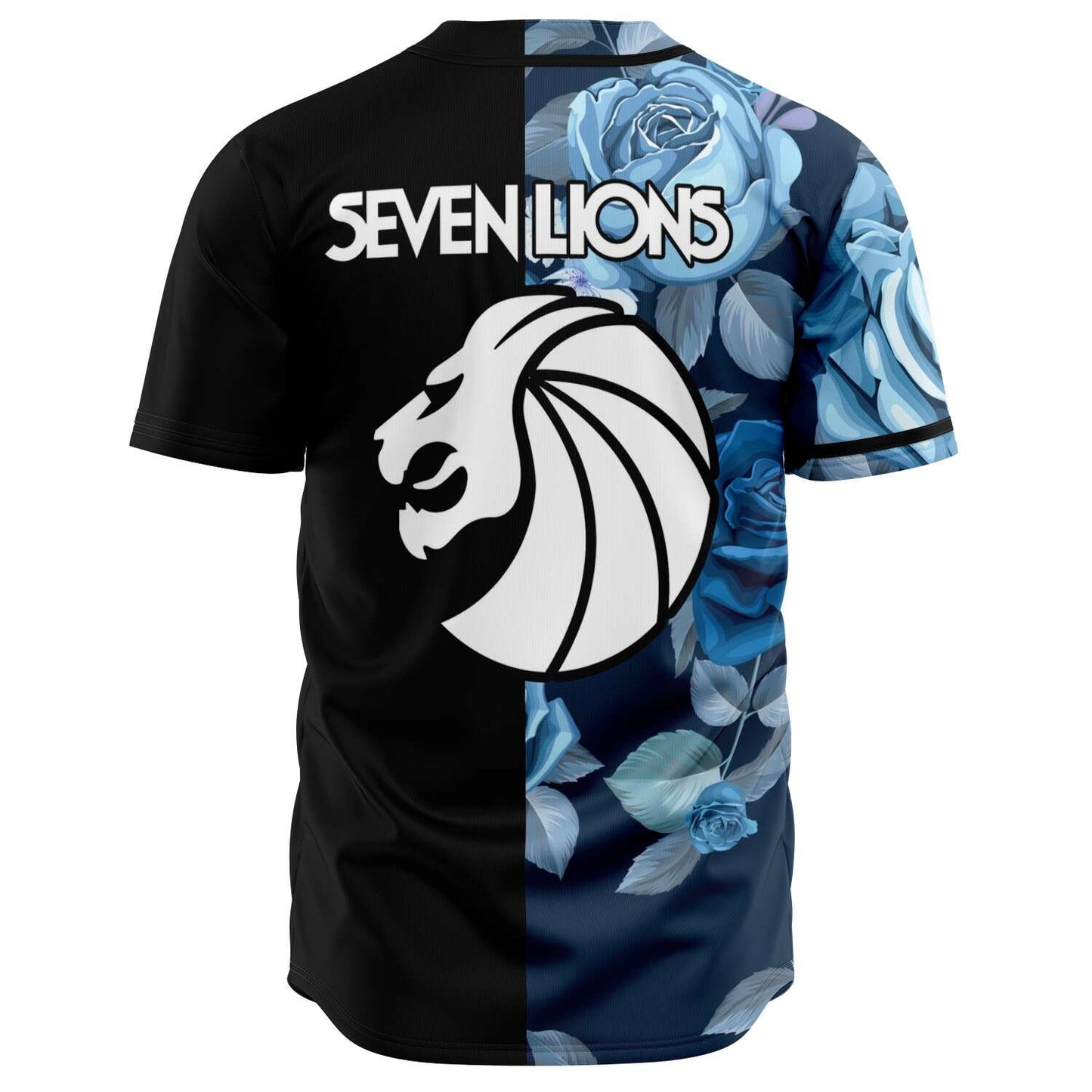 Seven lions Blue Baseball jersey